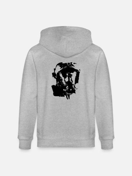 Feuerwehrhelm ari - Stanley/Stella Unisex Bio-Kapuzenjacke CULTIVATOR  - Grau meliert