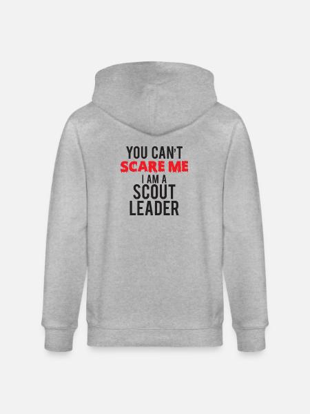Scout, Scout, Wolfling, Rover, Gift - Stanley/Stella CULTIVATOR Unisex Organic Hooded Jacket - heather grey