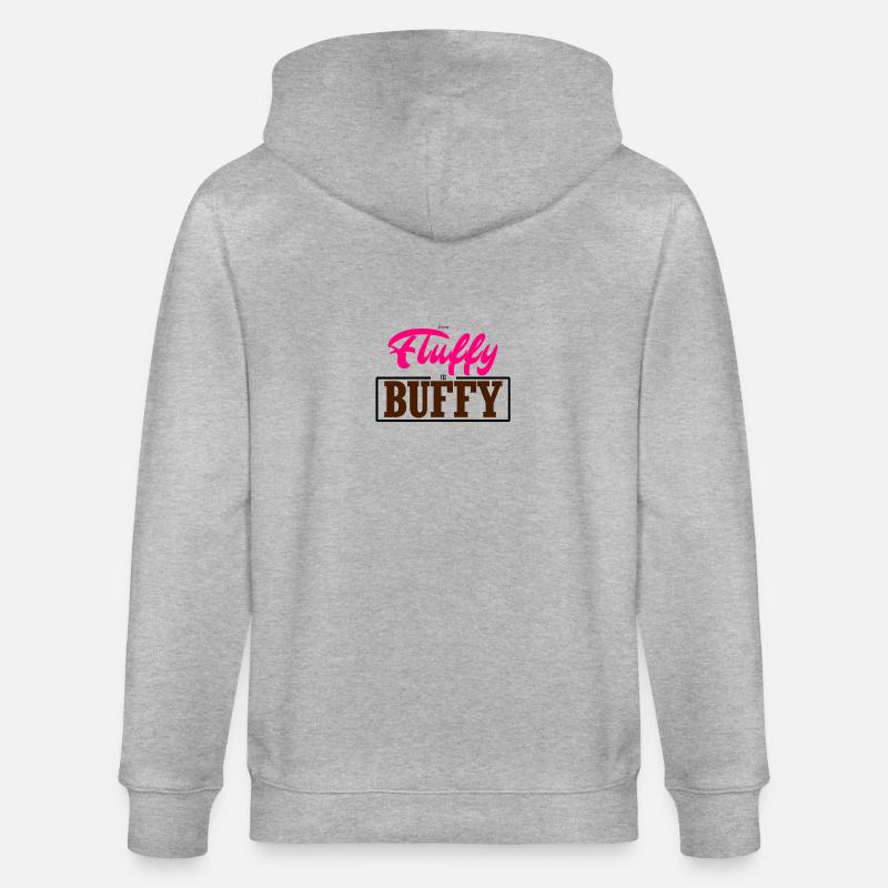 De Fluffy à Buffy - Veste à capuche bio CULTIVATOR Stanley/Stella Unisexe - gris chiné