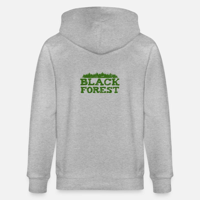 Conception de la Forêt-Noire - Veste à capuche bio CULTIVATOR Stanley/Stella Unisexe - gris chiné