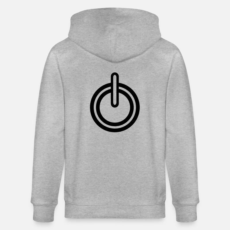 Alimentation Symbole - Veste à capuche bio CULTIVATOR Stanley/Stella Unisexe - gris chiné