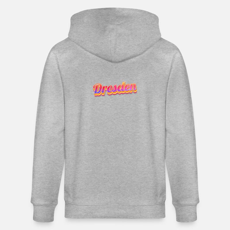 Dresdnerin Dresdner Dresde - Veste à capuche bio CULTIVATOR Stanley/Stella Unisexe - gris chiné