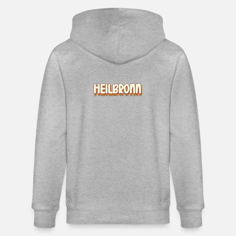 Heilbronnerin Heilbronner Heilbronn - Veste à capuche bio CULTIVATOR Stanley/Stella Unisexe - gris chiné