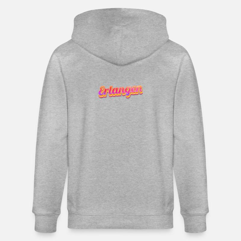 Erlangenerin Erlangener Erlangen - Veste à capuche bio CULTIVATOR Stanley/Stella Unisexe - gris chiné