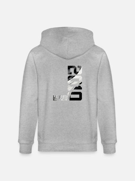 16TH BIRTHDAY LIMITED EDITION 2010 - Stanley/Stella CULTIVATOR  Unisex Organic Hooded Jacket - heather grey