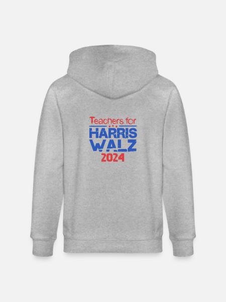 Enseignant pour Harris Walz 2024 - Veste à capuche bio CULTIVATOR Stanley/Stella Unisexe - gris chiné
