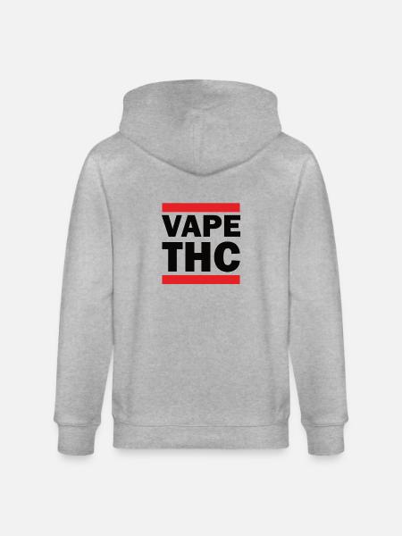 Vape THC - Stanley/Stella CULTIVATOR Unisex Organic Hooded Jacket - heather grey