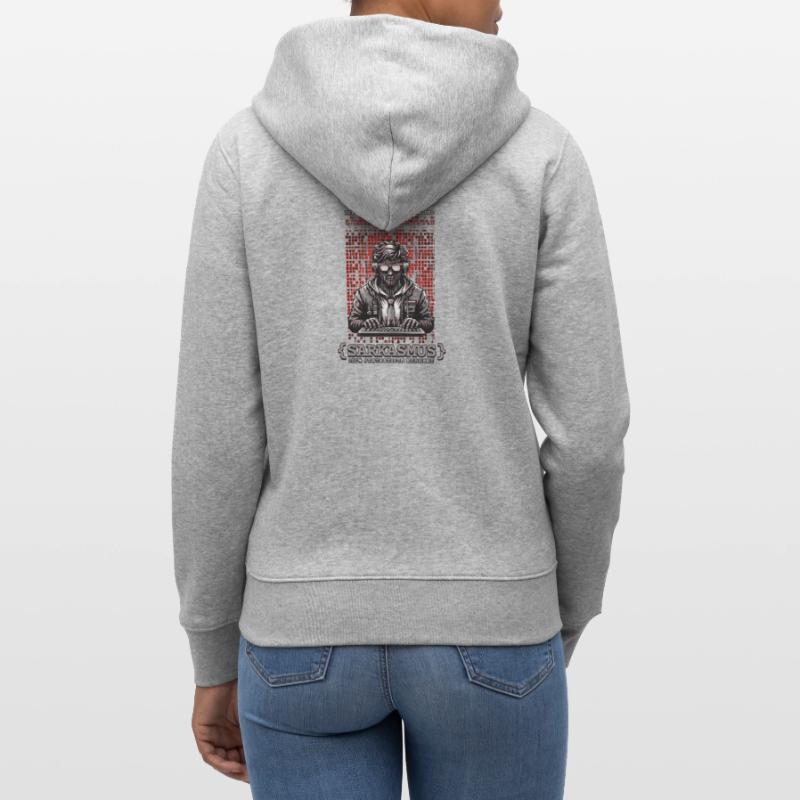 Ich spreche HTML Python und Sarkasmus Stanley/Stella Unisex Bio-Kapuzenjacke CULTIVATOR 