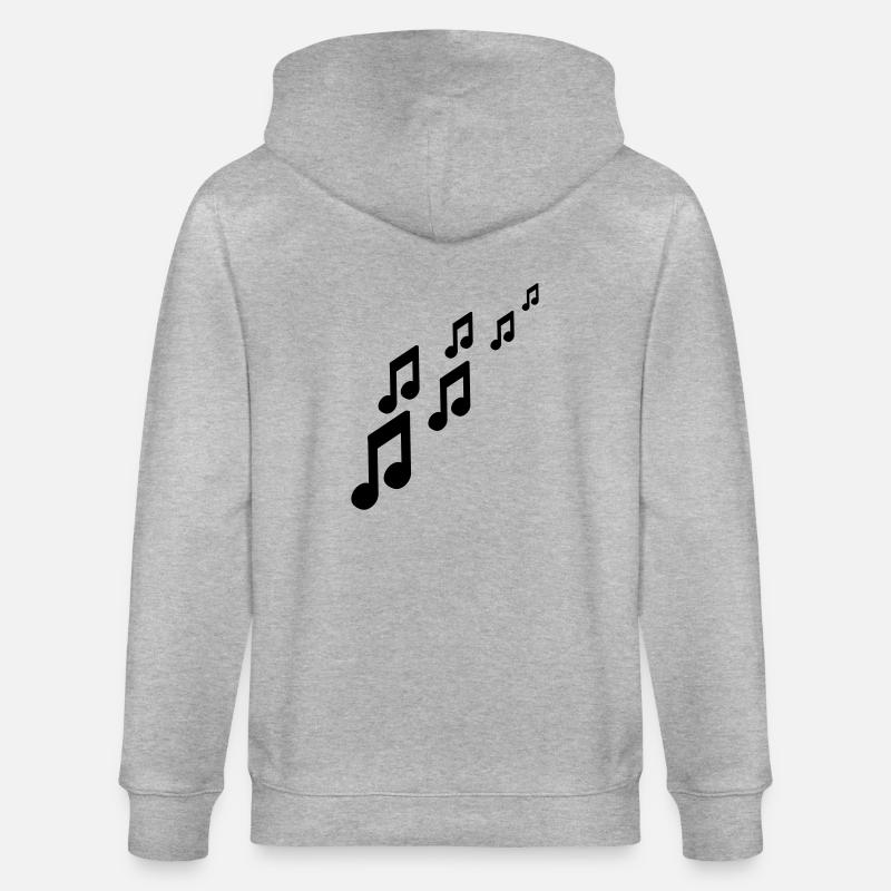 Note - Veste à capuche bio CULTIVATOR Stanley/Stella Unisexe - gris chiné