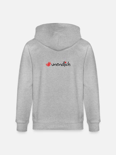 infinite - Stanley/Stella CULTIVATOR  Unisex Organic Hooded Jacket - heather grey