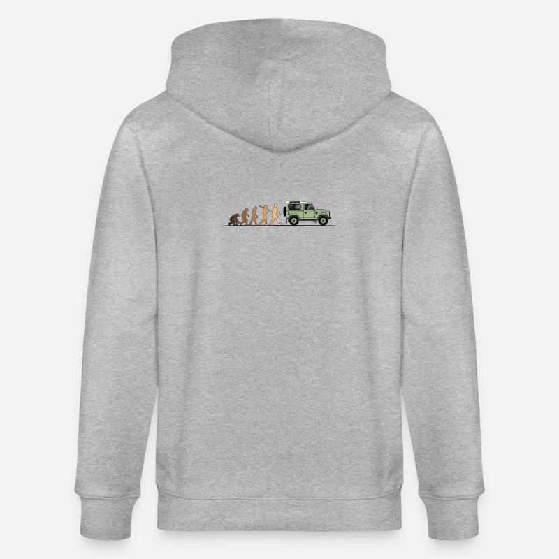 Defender Evolution 90 Couleur - Veste à capuche bio CULTIVATOR Stanley/Stella Unisexe - gris chiné