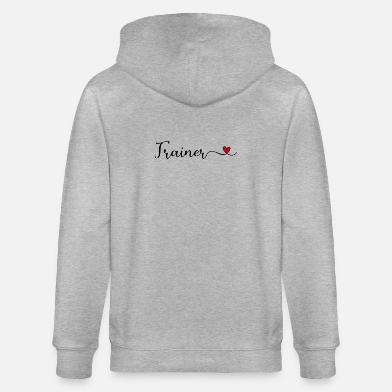 Trainer - Stanley/Stella Unisex Bio-Kapuzenjacke CULTIVATOR  - Grau meliert