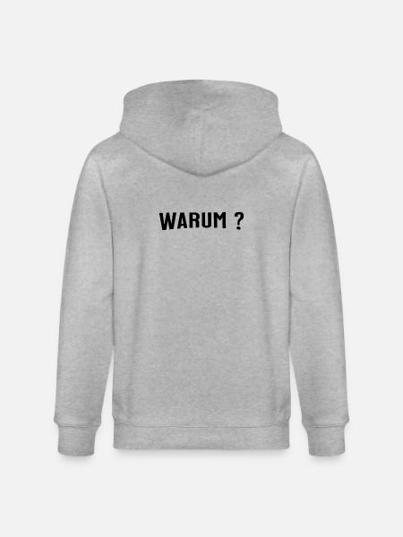 Warum ? - Stanley/Stella Unisex Bio-Kapuzenjacke CULTIVATOR - Grau meliert