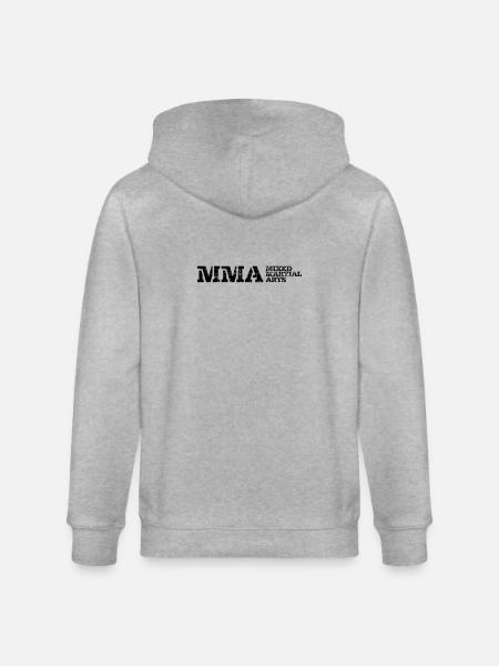 MMA - Stanley/Stella CULTIVATOR  Unisex Organic Hooded Jacket - heather grey