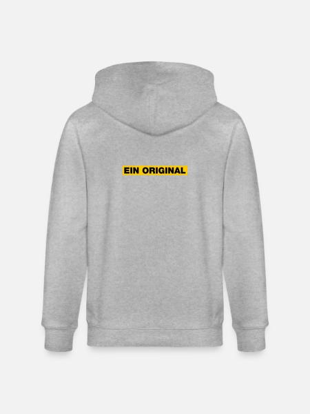 Ein Original - Stanley/Stella Unisex Bio-Kapuzenjacke CULTIVATOR - Grau meliert