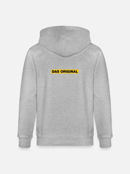Das Original - Stanley/Stella Unisex Bio-Kapuzenjacke CULTIVATOR - Grau meliert