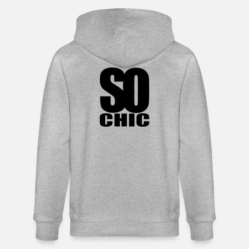 so chic - Veste à capuche bio CULTIVATOR Stanley/Stella Unisexe - gris chiné