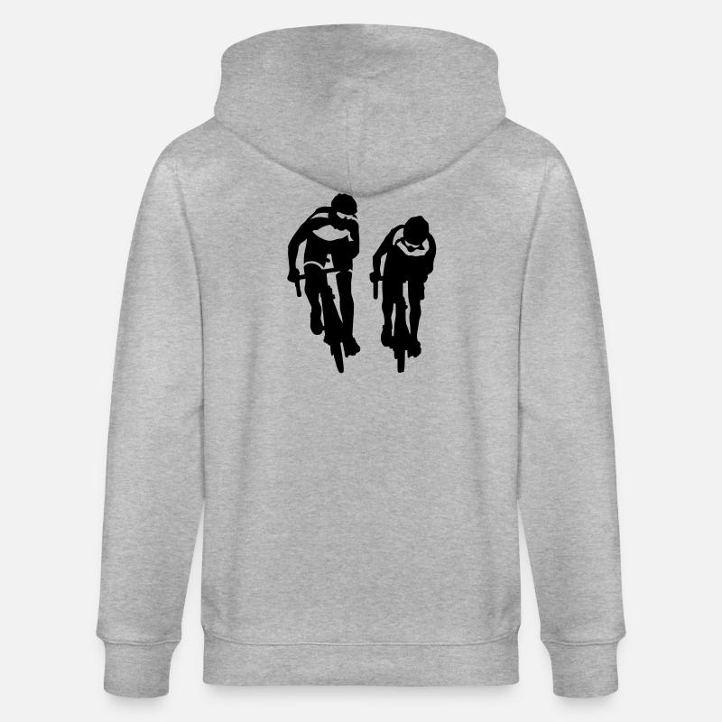 Velos - Veste à capuche bio CULTIVATOR Stanley/Stella Unisexe - gris chiné