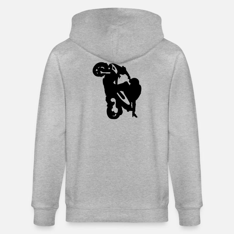 stunt roller - Veste à capuche bio CULTIVATOR Stanley/Stella Unisexe - gris chiné