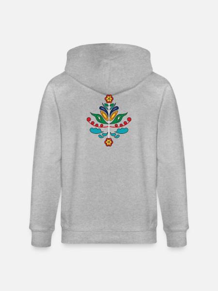 Kurbits en couleur - Veste à capuche bio CULTIVATOR Stanley/Stella Unisexe - gris chiné