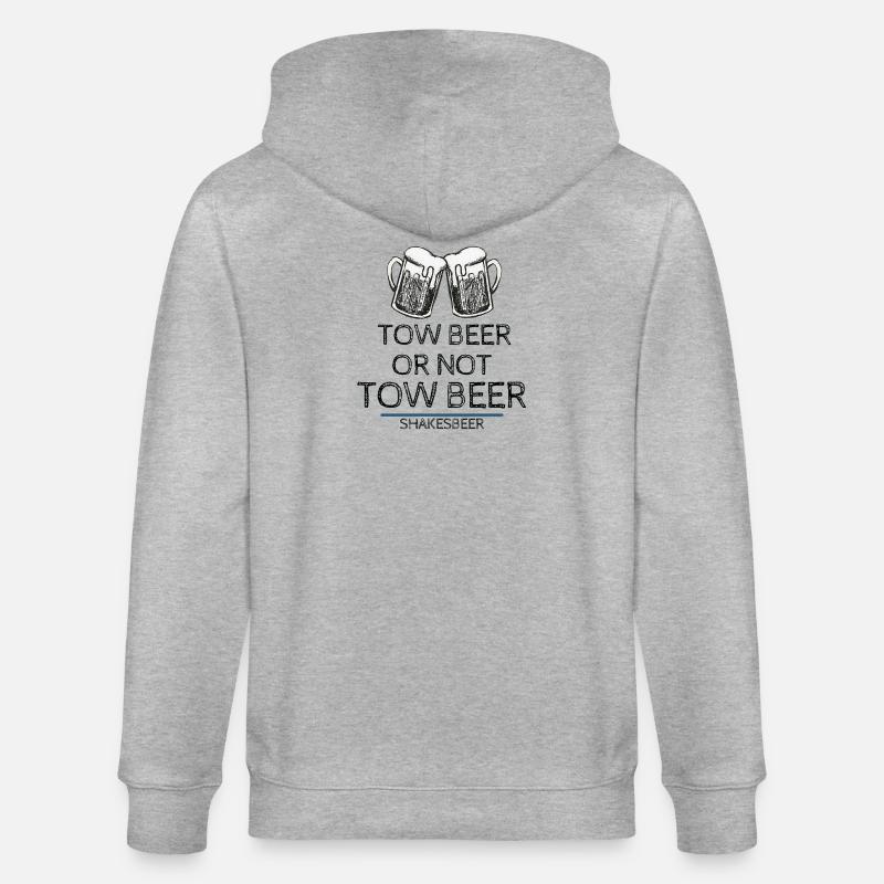 Bier oder nicht Bier - Stanley/Stella Unisex Bio-Kapuzenjacke CULTIVATOR  - Grau meliert