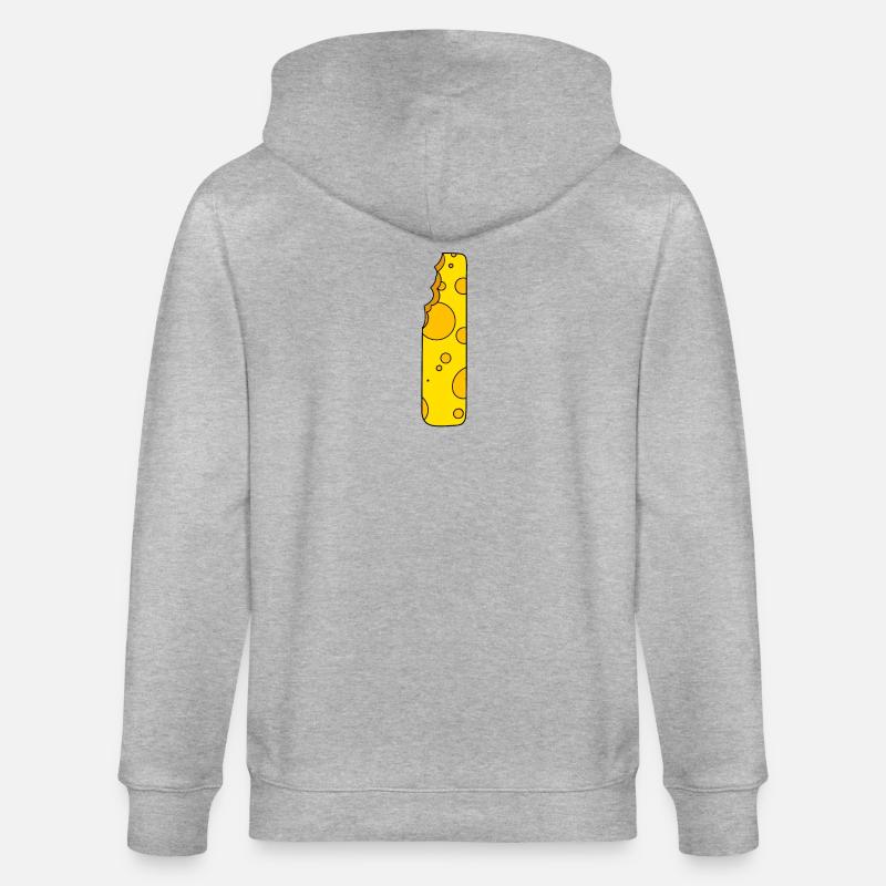 Buchstabe I - Stanley/Stella Unisex Bio-Kapuzenjacke CULTIVATOR  - Grau meliert