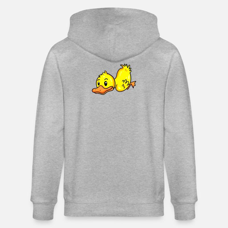 Canard - Veste à capuche bio CULTIVATOR Stanley/Stella Unisexe - gris chiné