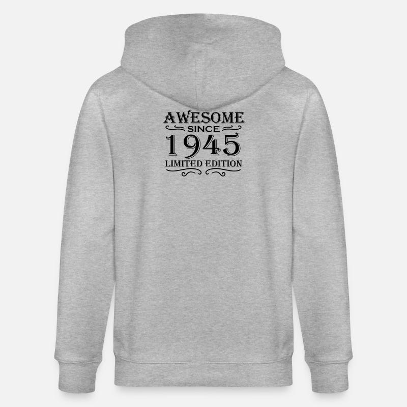1945 - Veste à capuche bio CULTIVATOR Stanley/Stella Unisexe - gris chiné