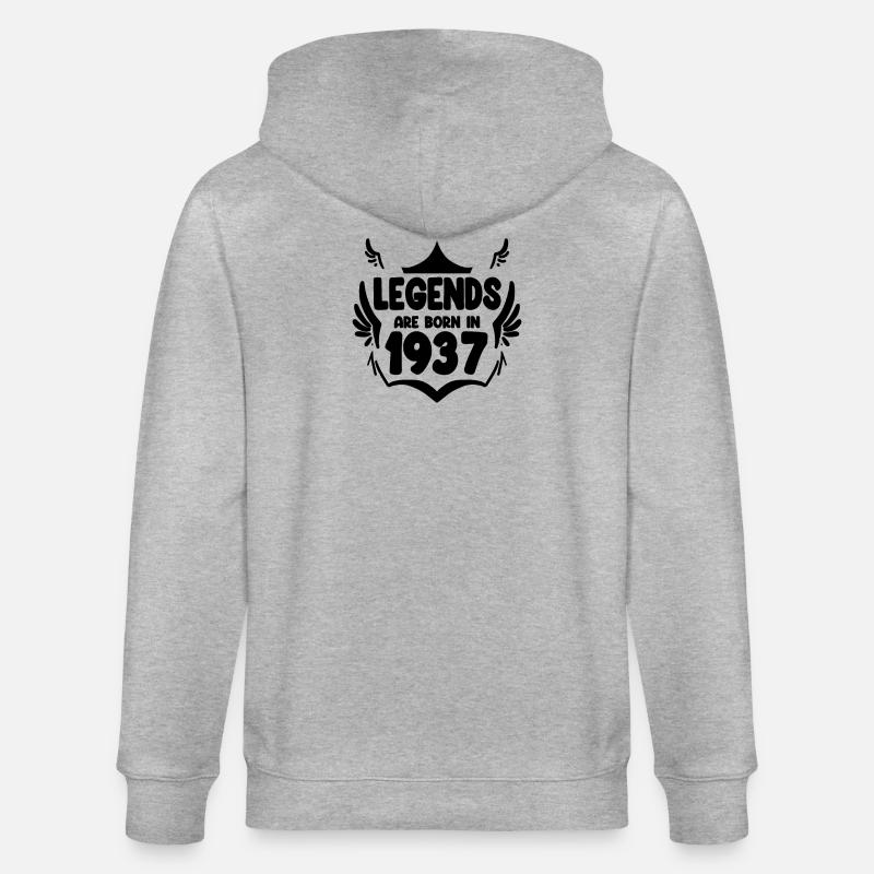 1937 - Veste à capuche bio CULTIVATOR Stanley/Stella Unisexe - gris chiné
