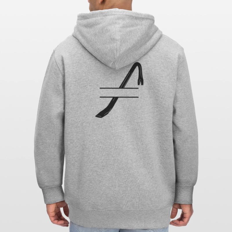 Einbruchslogo Brechstange oder Brechstange Stanley/Stella Unisex Bio-Kapuzenjacke CULTIVATOR 