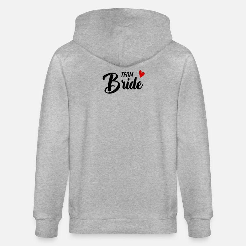 Motivation de l’équipe Bride - Veste à capuche bio CULTIVATOR Stanley/Stella Unisexe - gris chiné