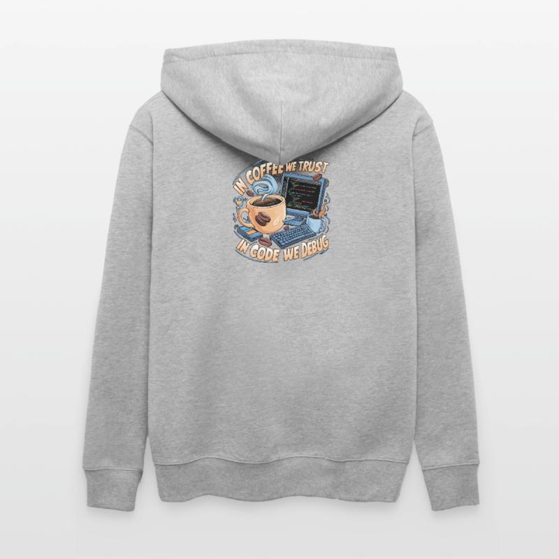KaffeeCode Debug: In Code Wir Debuggen Stanley/Stella Unisex Bio-Kapuzenjacke CULTIVATOR 