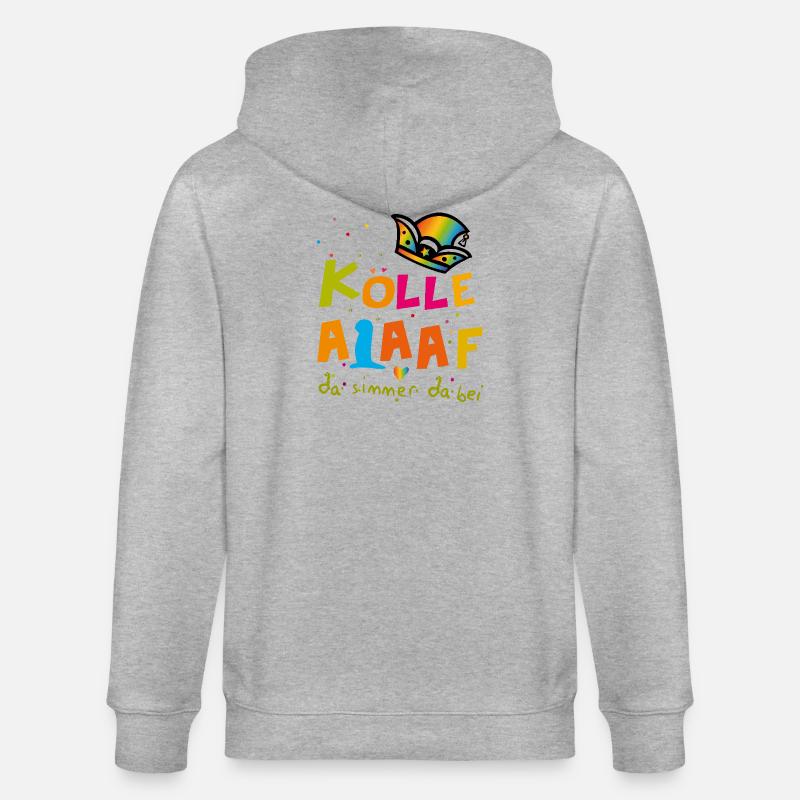 Carnaval d’Alaaf - Veste à capuche bio CULTIVATOR Stanley/Stella Unisexe - gris chiné