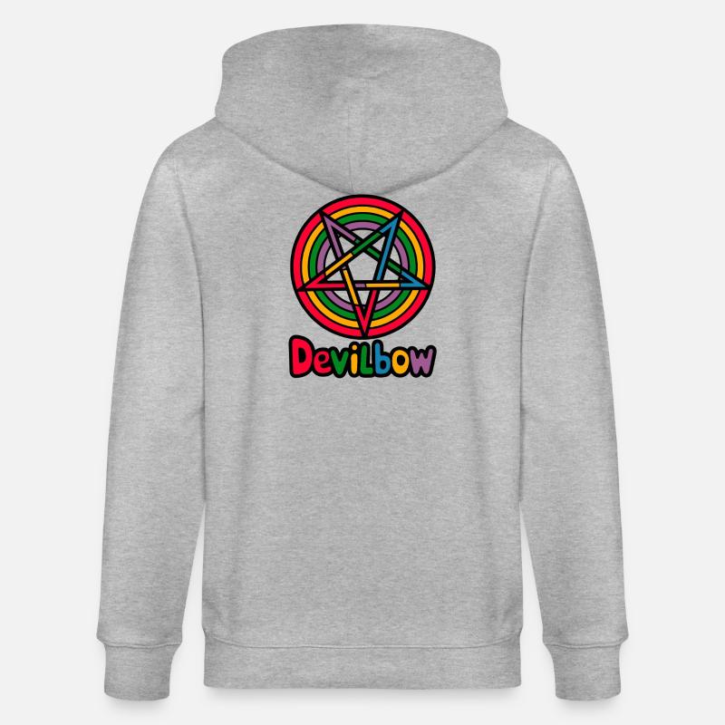Devilbow - Stanley/Stella Unisex Bio-Kapuzenjacke CULTIVATOR  - Grau meliert