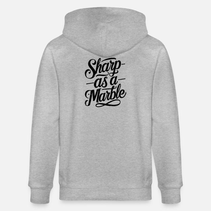 Sharp as a Marble - Stanley/Stella Unisex Bio-Kapuzenjacke CULTIVATOR  - Grau meliert