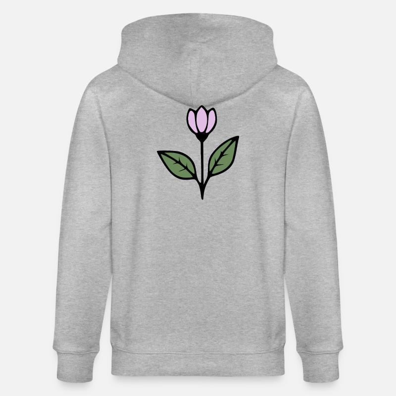 Geschenk Mutter Muttertag Geschenk Mama Geschenke - Stanley/Stella Unisex Bio-Kapuzenjacke CULTIVATOR  - Grau meliert