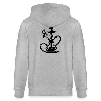 Shisha Hookah - Stanley/Stella CULTIVATOR  Unisex Organic Hooded Jacket - heather grey - Back - Luana (180cm)