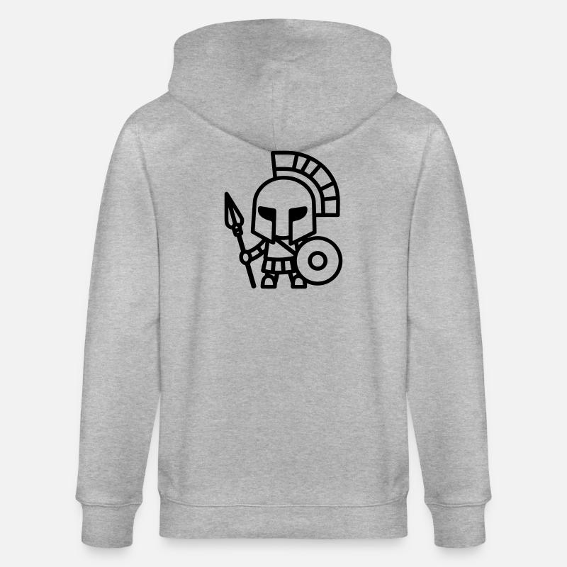 spartan - Veste à capuche bio CULTIVATOR Stanley/Stella Unisexe - gris chiné