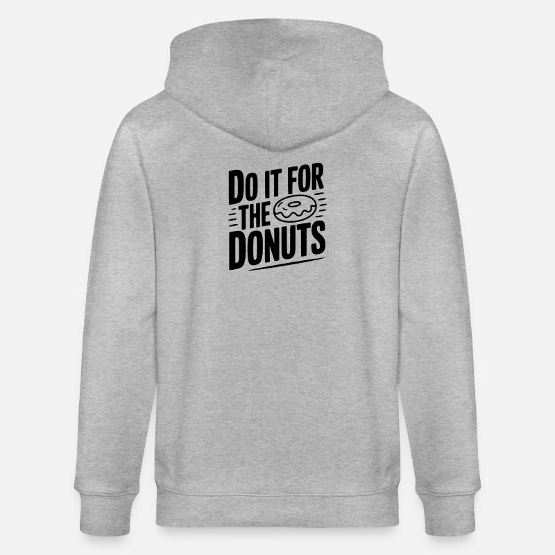 Faites-le pour les beignets - Veste à capuche bio CULTIVATOR Stanley/Stella Unisexe - gris chiné