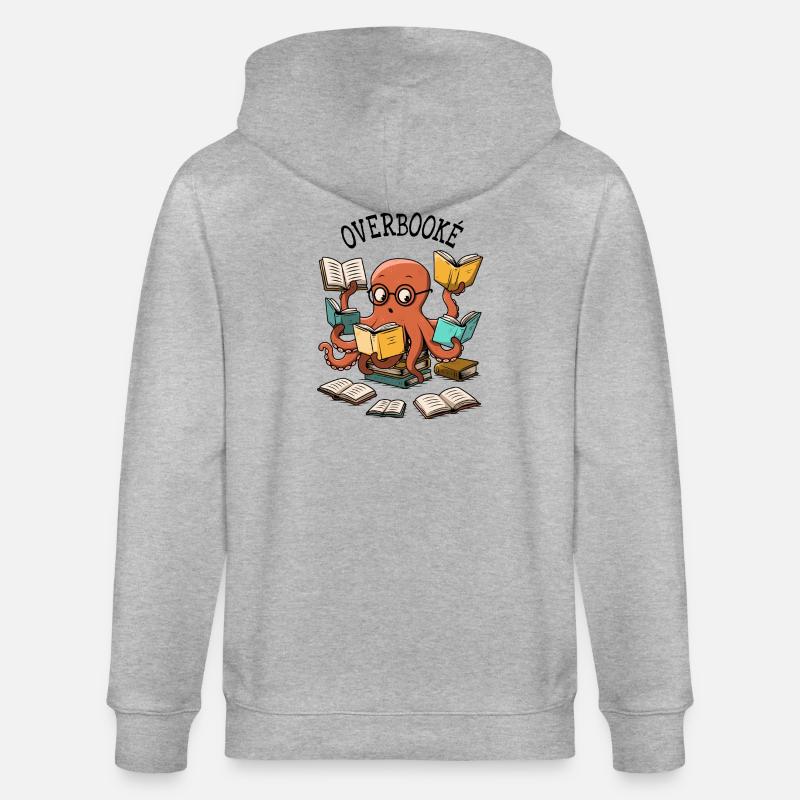 Overbooké - Veste à capuche bio CULTIVATOR Stanley/Stella Unisexe - gris chiné