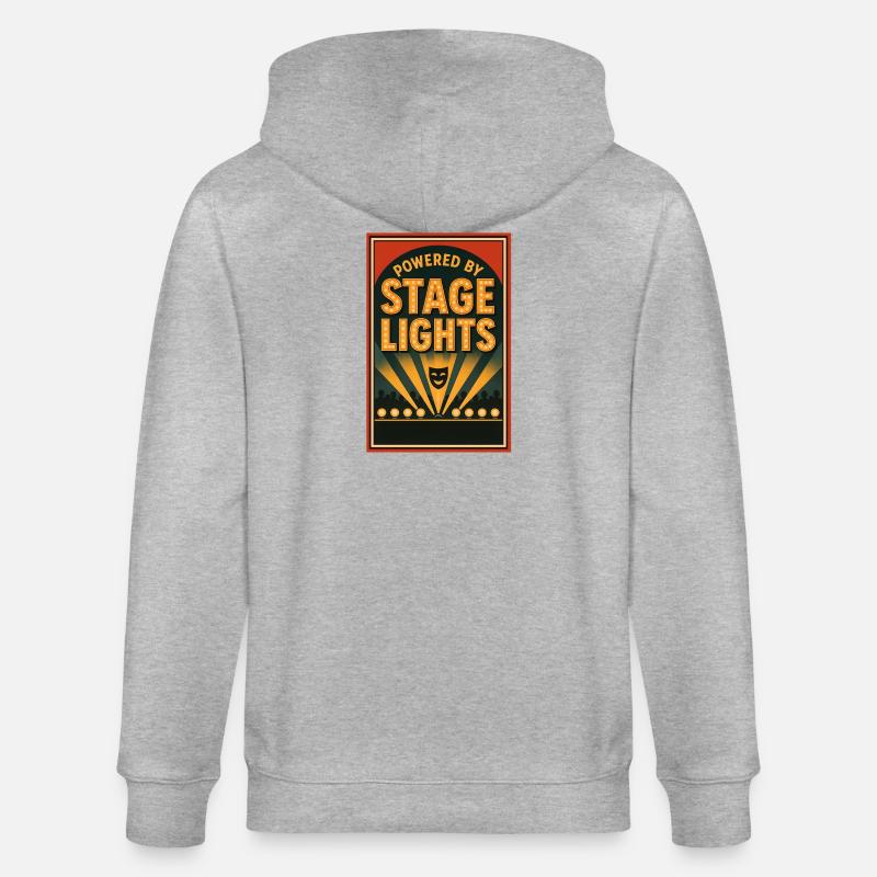 Propulsé par Spotlight | Théâtre Scène - Veste à capuche bio CULTIVATOR Stanley/Stella Unisexe - gris chiné