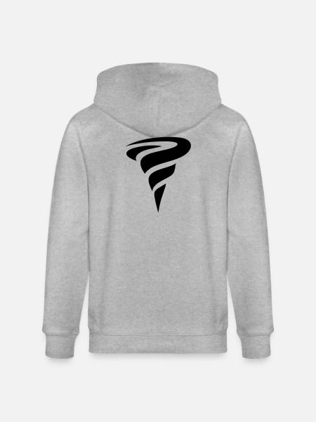 tornado - Stanley/Stella CULTIVATOR Unisex Organic Hooded Jacket - heather grey