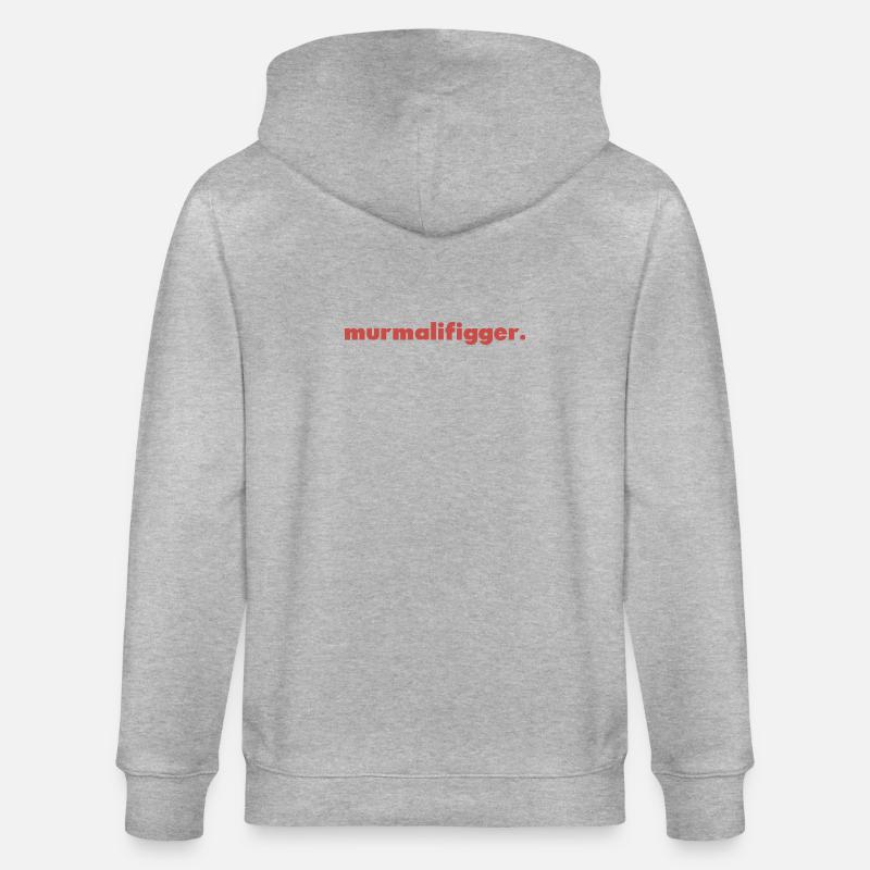 murmalifigger. - Stanley/Stella Unisex Bio-Kapuzenjacke CULTIVATOR  - Grau meliert
