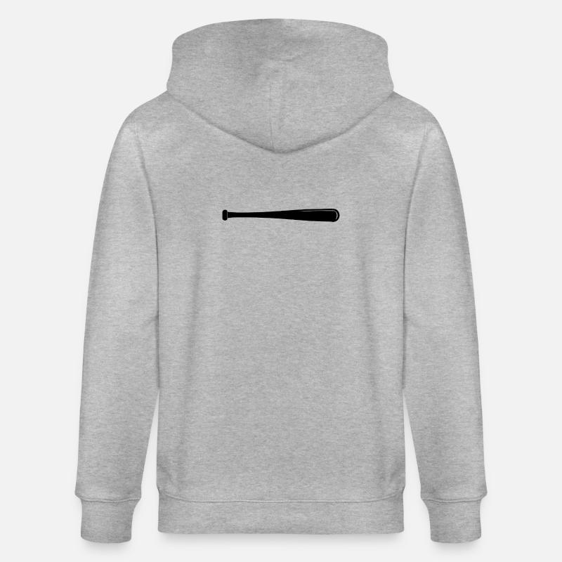 Batte de baseball - Veste à capuche bio CULTIVATOR Stanley/Stella Unisexe - gris chiné