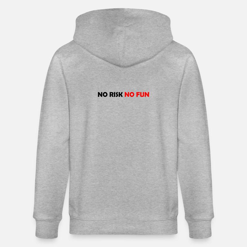 Spiel mutig oder bleib zu Hause - Stanley/Stella Unisex Bio-Kapuzenjacke CULTIVATOR  - Grau meliert