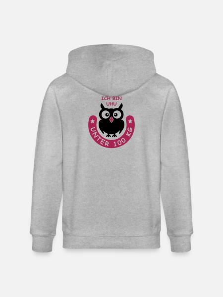 UHU unter hundert Kilo - Stanley/Stella Unisex Bio-Kapuzenjacke CULTIVATOR - Grau meliert