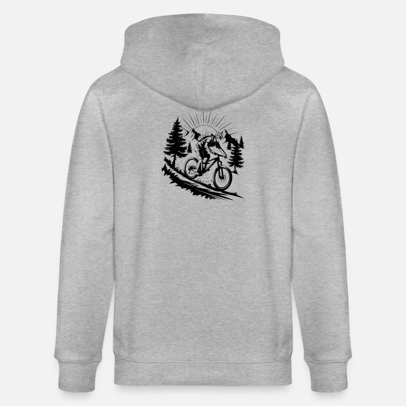 VTT VTT - Veste à capuche bio CULTIVATOR Stanley/Stella Unisexe - gris chiné