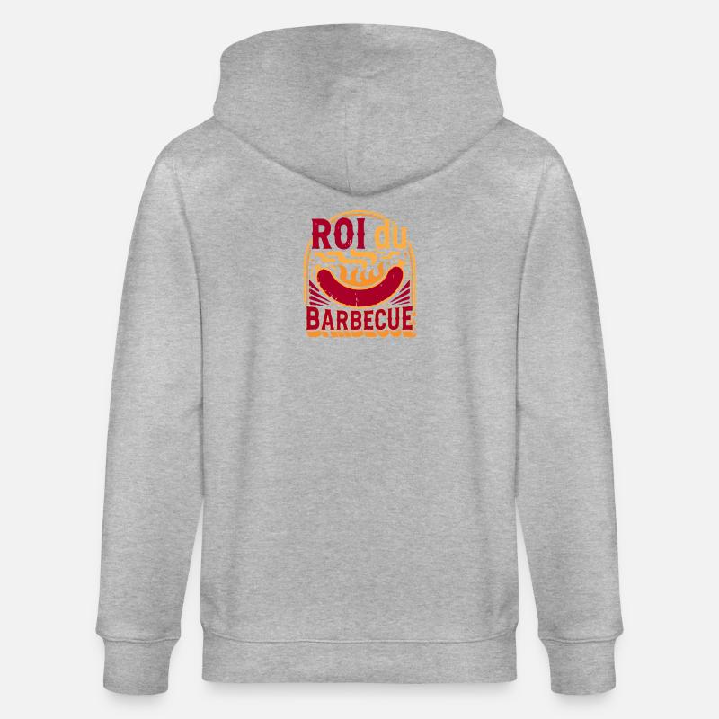 Roi du Barbecue - Veste à capuche bio CULTIVATOR Stanley/Stella Unisexe - gris chiné