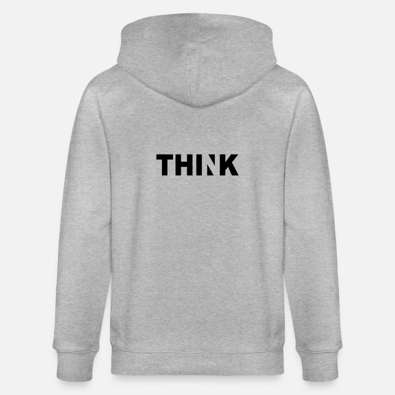 THINK - Veste à capuche bio CULTIVATOR Stanley/Stella Unisexe - gris chiné