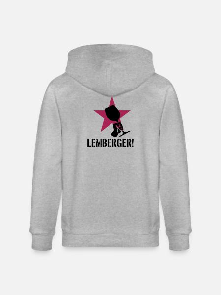 Lemberg Revolution - Stanley/Stella CULTIVATOR  Unisex Organic Hooded Jacket - heather grey